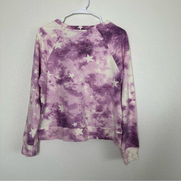 Wildfox Purple Star Tiedye Lounge Short Set Medium - Picture 4 of 8